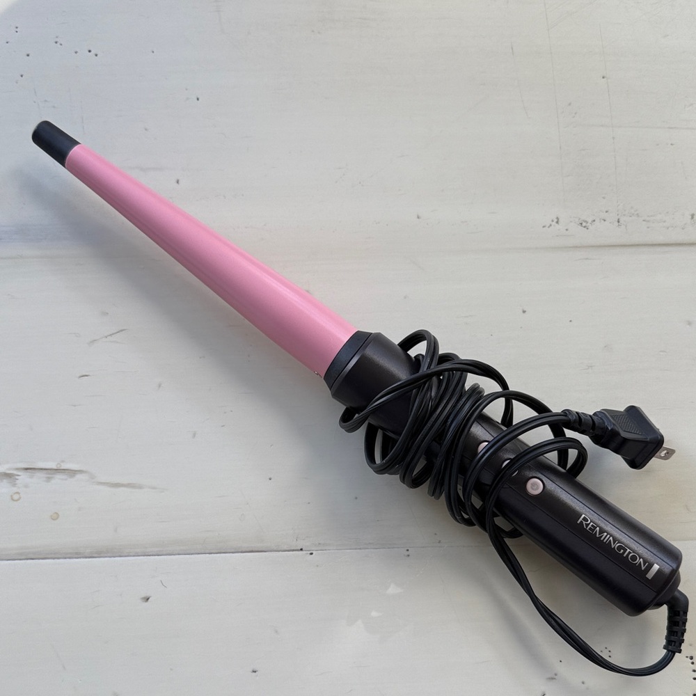 Remington Pink and Black Hair Styling Wand LIKE NEW